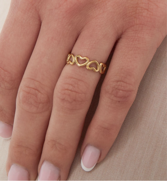 Heart Line Ring