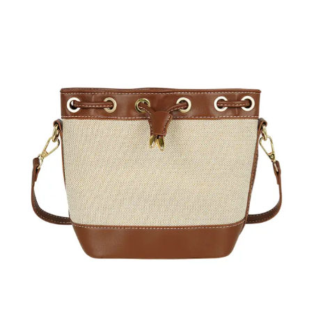 Boho Beuteltasche braun