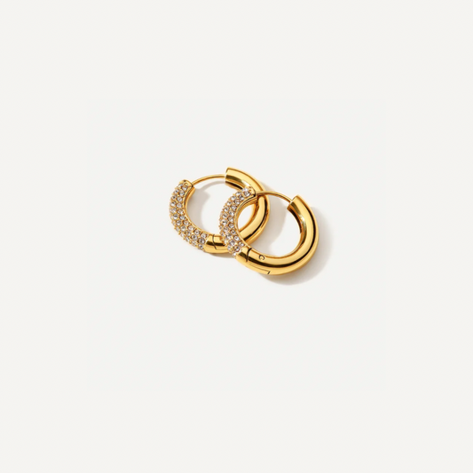 Round Diamond Ohrringe