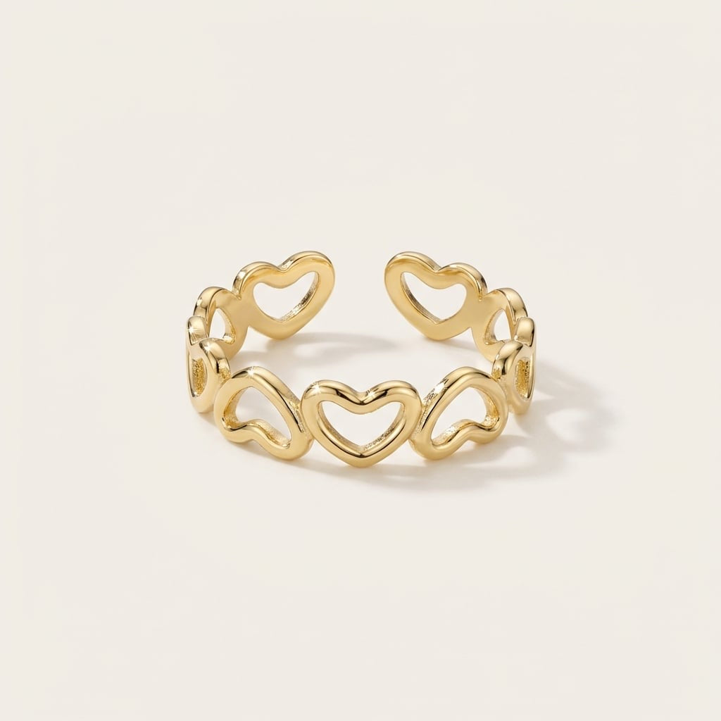 Heart Line Ring
